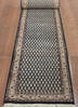 Persian Blue Runner Hand Knotted 26 X 120  Area Rug 902-145188 Thumb 1