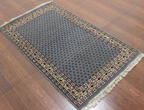 Persian Grey Hand Knotted 30 X 50 Area Rug 902-145191 Image 2