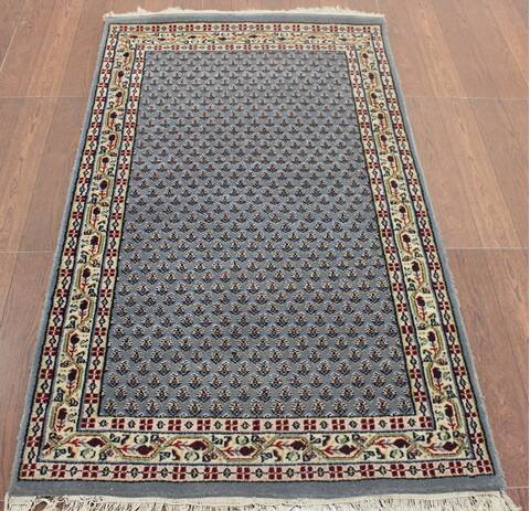 Persian Grey Hand Knotted 30 X 50 Area Rug 902-145191 Image 4