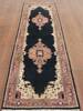 Kashan Blue Runner Hand Knotted 26 X 100 Area Rug 902-145199 Thumb 2