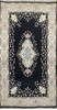 Kashan Black Hand Knotted 30 X 50  Area Rug 902-145200 Thumb 0