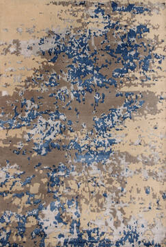 Tibetan Multicolor Hand Knotted 6'6" X 9'9"  Area Rug 902-145203