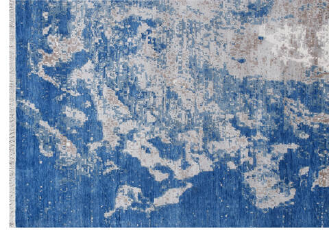 Tibetan Blue Hand Knotted 86 X 116 Area Rug 902-145208 Image 2