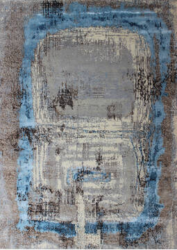 Tibetan Multicolor Hand Knotted 6'6" X 9'9"  Area Rug 902-145218