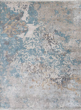 Tibetan Multicolor Hand Knotted 6'6" X 9'9"  Area Rug 902-145224