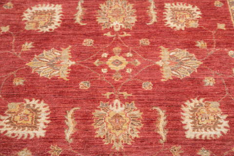 Chobi Red Hand Knotted 52 X 75 Area Rug 700-145227 Image 3