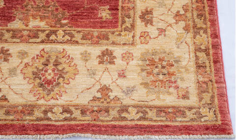 Chobi Red Hand Knotted 52 X 75 Area Rug 700-145227 Image 4