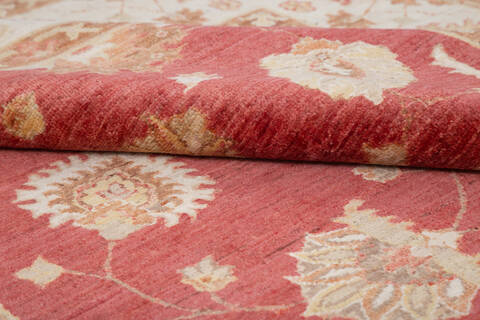 Chobi Red Hand Knotted 52 X 75 Area Rug 700-145227 Image 5