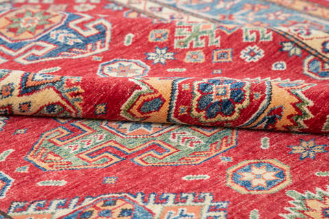 Kazak Red Hand Knotted 56 X 78 Area Rug 700-145228 Image 5