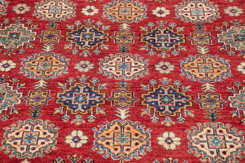 Kazak Red Hand Knotted 58 X 83 Area Rug 700-145233 Image 3