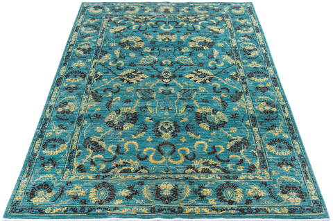 Chobi Green Hand Knotted 57 X 711 Area Rug 700-145240 Image 1