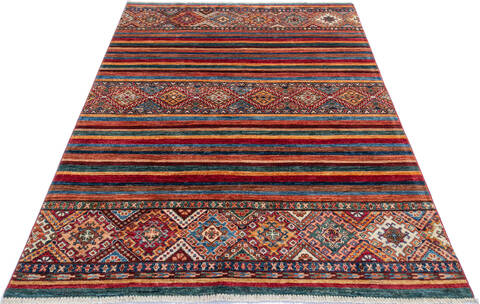 Chobi Red Hand Knotted 411 X 65 Area Rug 700-145242 Image 1