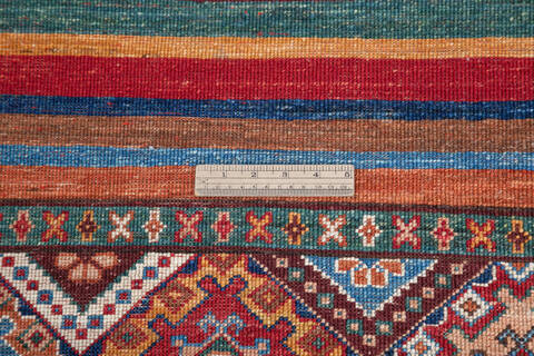 Chobi Red Hand Knotted 411 X 65 Area Rug 700-145242 Image 6