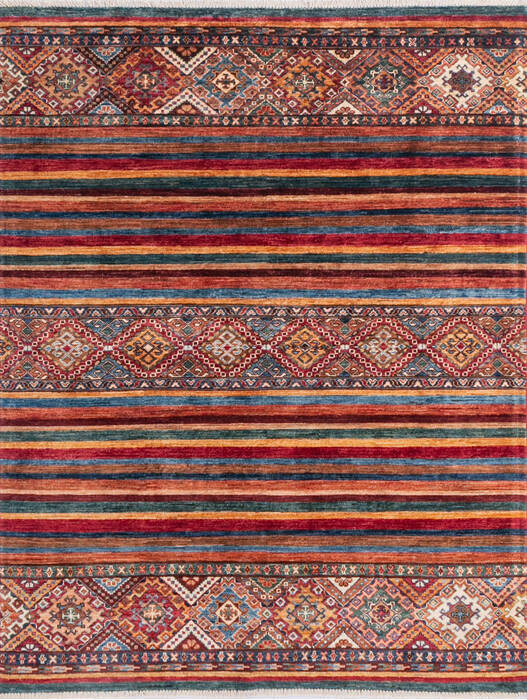Chobi Red Hand Knotted 411 X 65 Area Rug 700-145242 Image 0