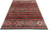 Chobi Red Hand Knotted 411 X 65  Area Rug 700-145242 Thumb 1