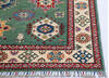 Kazak Green Hand Knotted 410 X 67  Area Rug 700-145245 Thumb 4