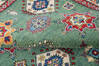 Kazak Green Hand Knotted 410 X 67 Area Rug 700-145245 Thumb 5