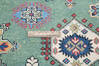 Kazak Green Hand Knotted 410 X 67 Area Rug 700-145245 Thumb 6