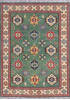 Kazak Green Hand Knotted 410 X 67 Area Rug 700-145245 Thumb 0