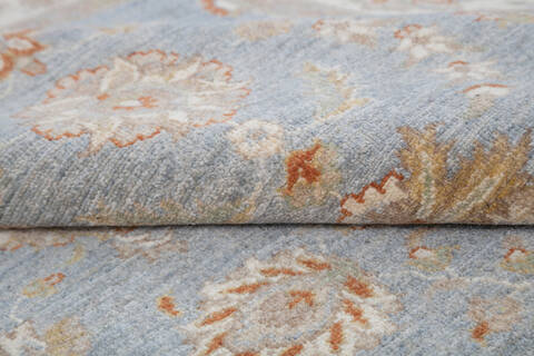 Chobi Blue Hand Knotted 57 X 80 Area Rug 700-145246 Image 5