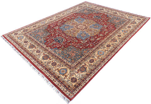 Chobi Red Hand Knotted 810 X 119 Area Rug 700-145250 Image 2