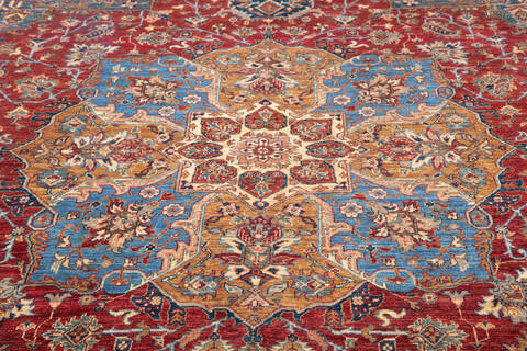 Chobi Red Hand Knotted 810 X 119 Area Rug 700-145250 Image 3
