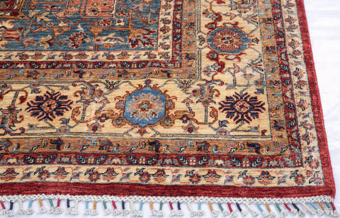 Chobi Red Hand Knotted 810 X 119 Area Rug 700-145250 Image 4