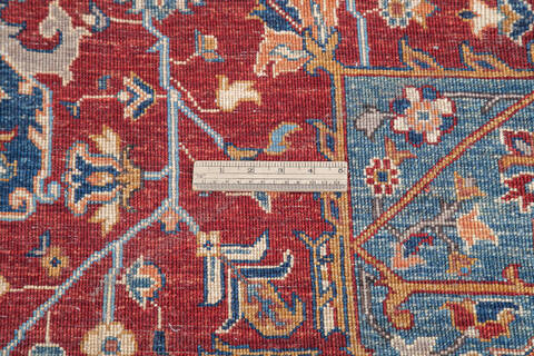 Chobi Red Hand Knotted 810 X 119 Area Rug 700-145250 Image 7
