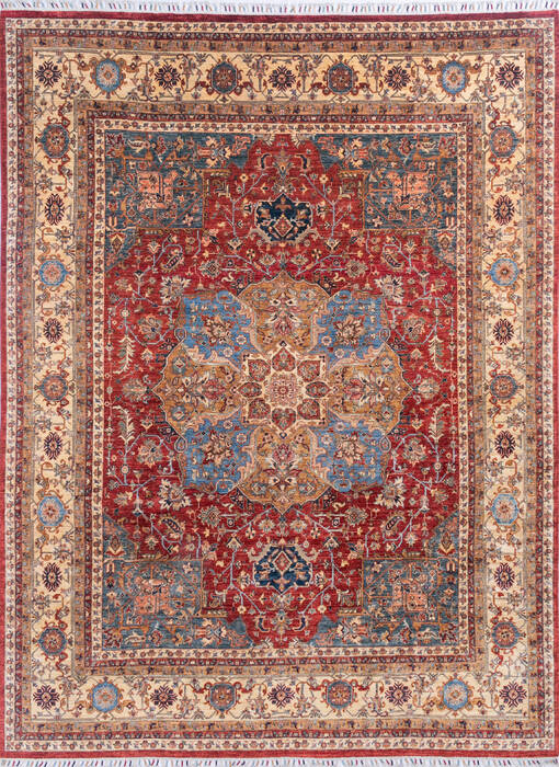 Chobi Red Hand Knotted 810 X 119 Area Rug 700-145250 Image 0