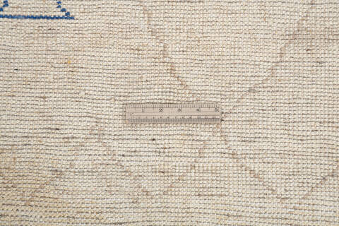Moroccan White Hand Knotted 711 X 114 Area Rug 700-145251 Image 7