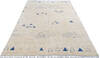 Moroccan White Hand Knotted 711 X 114  Area Rug 700-145251 Thumb 1