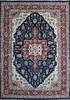 Kashan Multicolor Hand Knotted 96 X 136  Area Rug 902-145253 Thumb 0