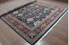 Kashan Multicolor Hand Knotted 86 X 116  Area Rug 902-145256 Thumb 2