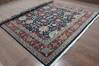 Kashan Multicolor Hand Knotted 86 X 116 Area Rug 902-145256 Thumb 2