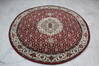 Mahi Red Round Hand Knotted 60 X 60  Area Rug 905-145257 Thumb 1