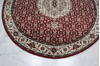 Mahi Red Round Hand Knotted 60 X 60  Area Rug 905-145257 Thumb 2