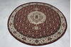 Mahi Red Round Hand Knotted 60 X 60  Area Rug 905-145257 Thumb 5