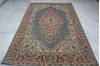 Kashan Blue Hand Knotted 59 X 91  Area Rug 905-145258 Thumb 11