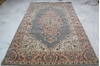 Kashan Blue Hand Knotted 59 X 91  Area Rug 905-145258 Thumb 1