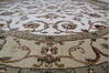 Jaipur White Round Hand Knotted 50 X 51  Area Rug 905-145259 Thumb 4