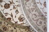 Jaipur White Round Hand Knotted 50 X 51 Area Rug 905-145259 Thumb 7