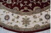 Jaipur Red Round Hand Knotted 81 X 82 Area Rug 905-145266 Thumb 2