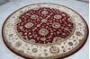 Jaipur Red Round Hand Knotted 81 X 82  Area Rug 905-145266 Thumb 4