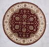 Jaipur Red Round Hand Knotted 81 X 82  Area Rug 905-145266 Thumb 7