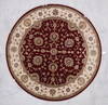 Jaipur Red Round Hand Knotted 81 X 82 Area Rug 905-145266 Thumb 7