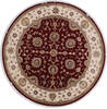 Jaipur Red Round Hand Knotted 81 X 82  Area Rug 905-145266 Thumb 0