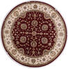 Jaipur Red Round Hand Knotted 81 X 82 Area Rug 905-145266 Thumb 0