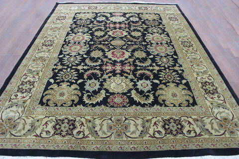 Kashan Multicolor Hand Knotted 80 X 100 Area Rug 902-145268 Image 3