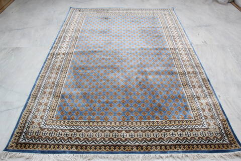 Mahi Blue Hand Knotted 60 X 90 Area Rug 905-145272 Image 1