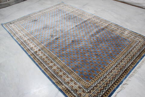Mahi Blue Hand Knotted 60 X 90 Area Rug 905-145272 Image 2